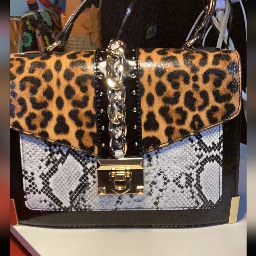 Preloved ALDO Crossbody Zebra & Cheetah Print